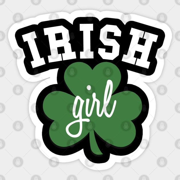 Irish Girl Saint Patricks Day Celebration Sticker by creative